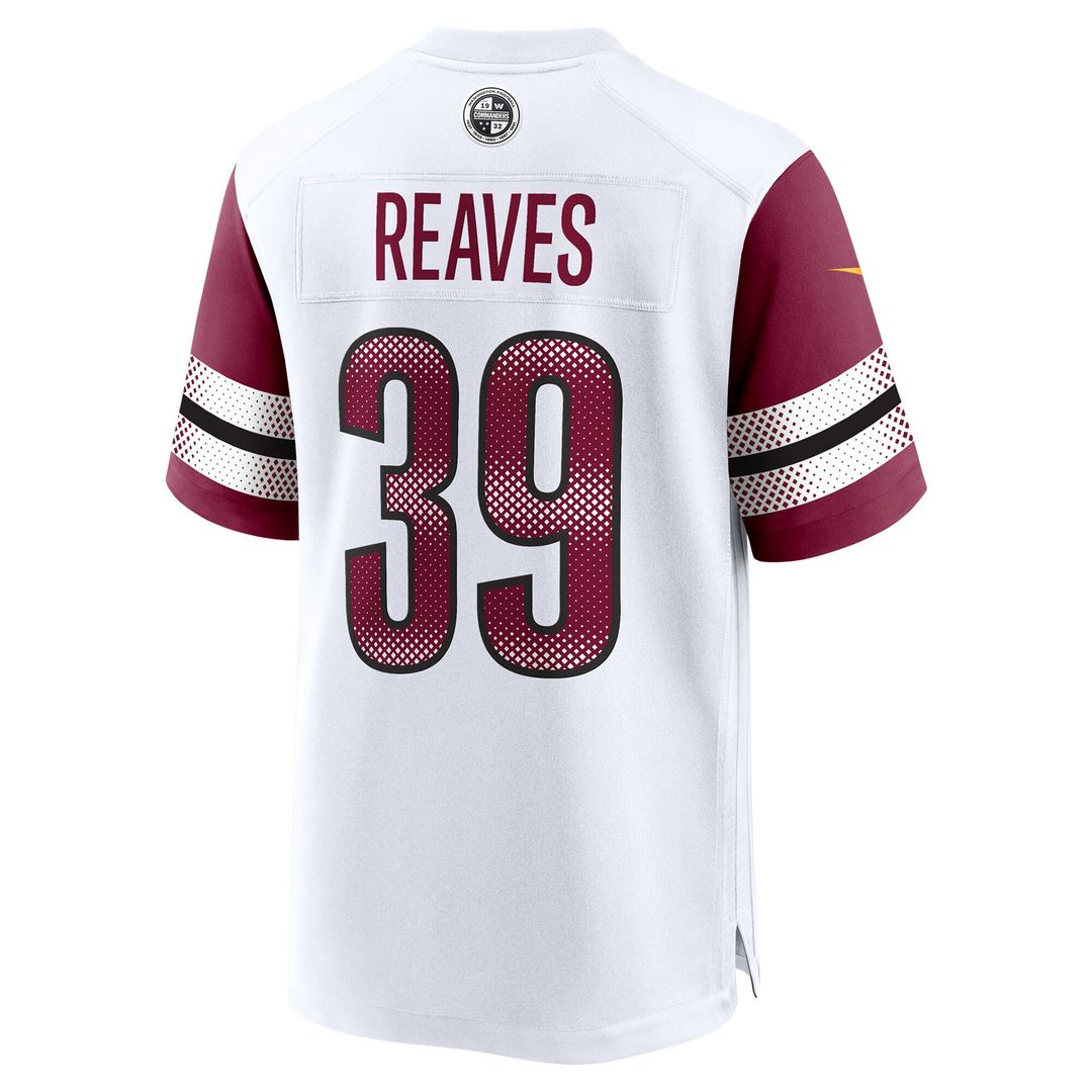 Jeremy Reaves Washington Commanders Nike  Game Jersey -  Burgundy