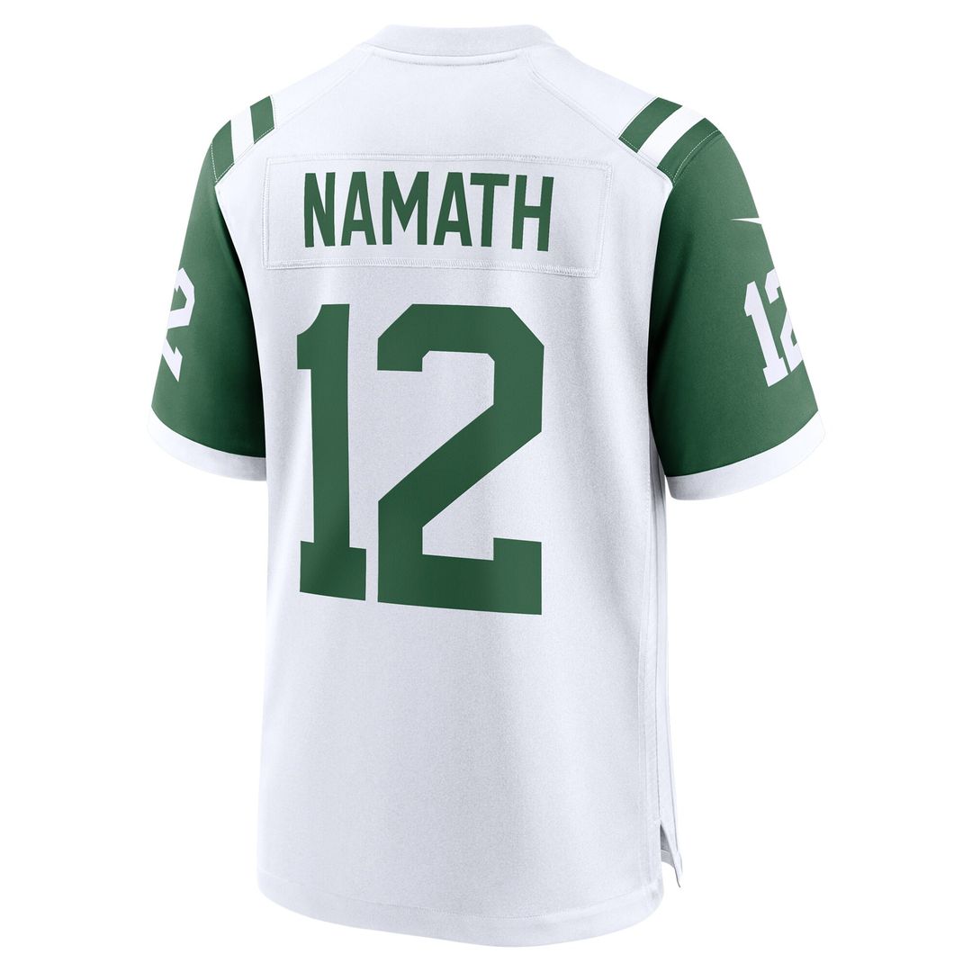 Joe Namath New York Jets Nike Classic Alternate Retired Player Game Jersey - White