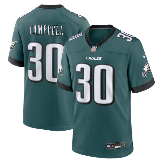 Jihaad Campbell Philadelphia Eagles Nike Game Player Jersey - Green