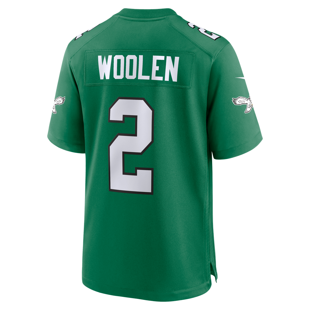 Tariq Woolen Philadelphia Eagles Nike Team Game Jersey - Midnight Green
