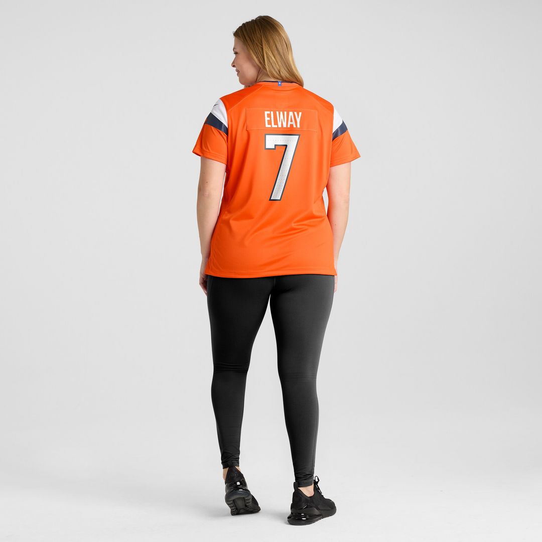 John Elway Denver Broncos Nike Women's Team Retired Player Game Jersey - Orange
