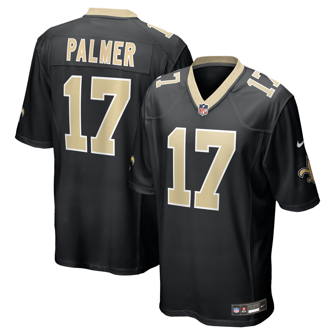 Trey Palmer New Orleans Saints Nike Team Game Jersey -  Black