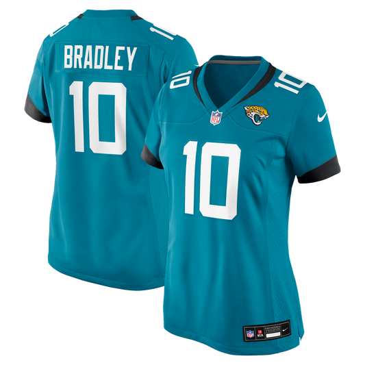 Carter Bradley Jacksonville Jaguars Nike Women's Team Game Jersey -  Teal