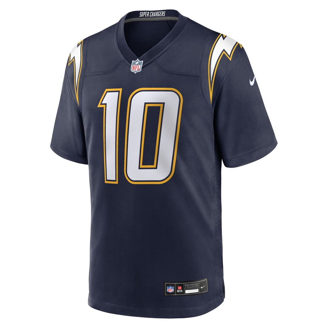 Justin Herbert Los Angeles Chargers Nike Player Game Jersey - Powder Blue