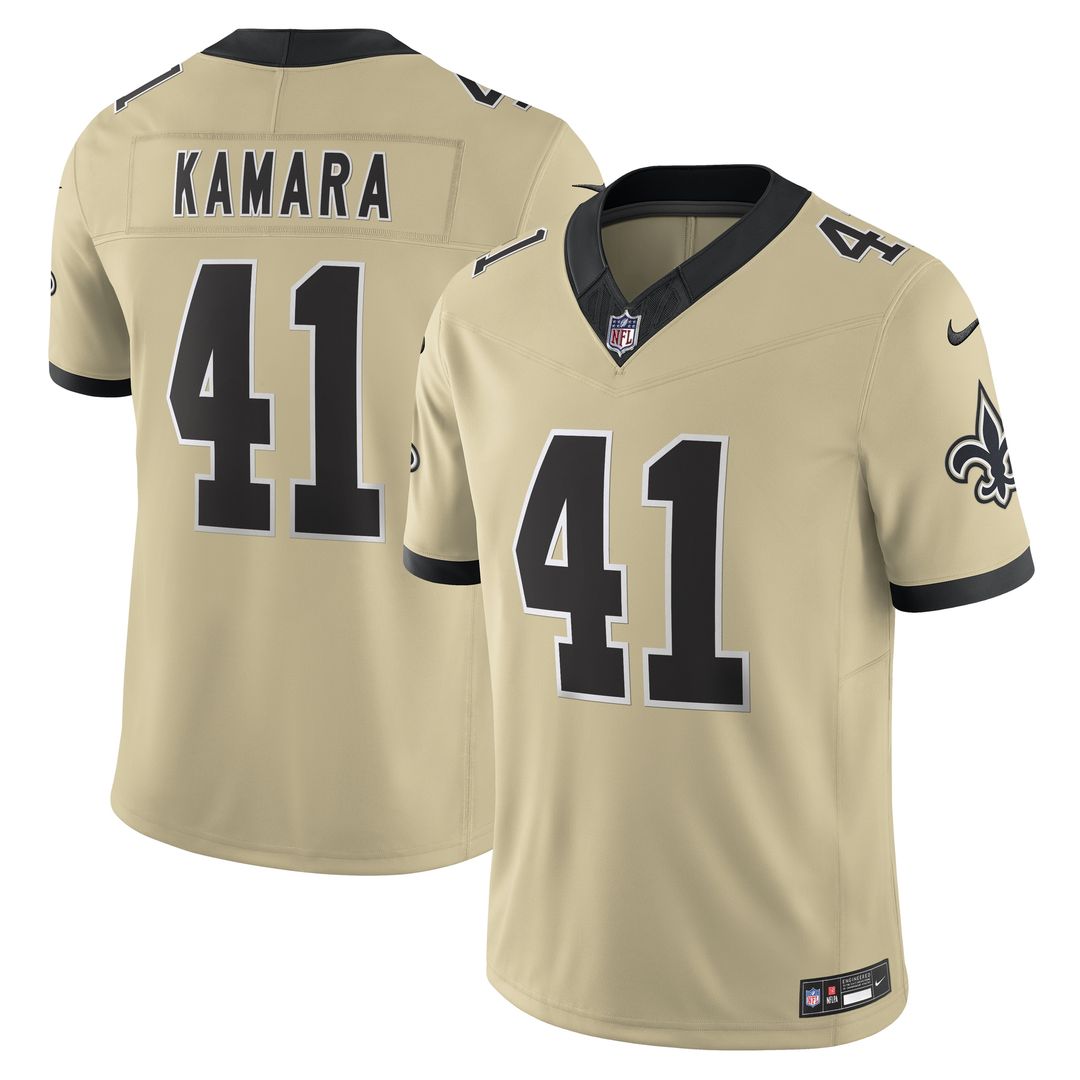 Alvin Kamara New Orleans Saints Nike Gameday Golds Alternate Vapor F.U.S.E. Limited Jersey - Gold