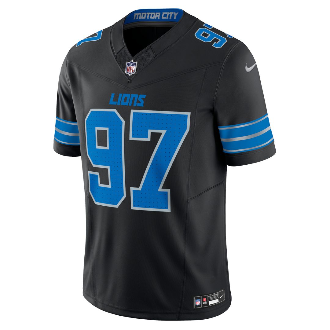 Aidan Hutchinson Detroit Lions Nike Vapor F.U.S.E. Alternate Limited Jersey - Blue