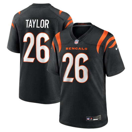 Ja'Sir Taylor Cincinnati Bengals Nike Team Game Jersey -  Black