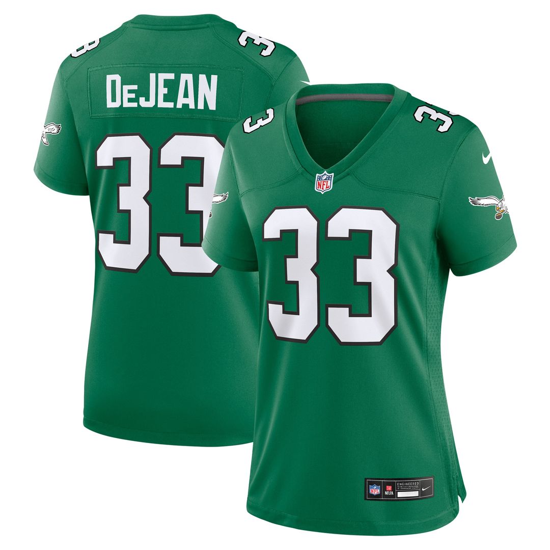 Cooper DeJean Philadelphia Eagles Nike Women's Alternate Game Jersey -  Kelly Green