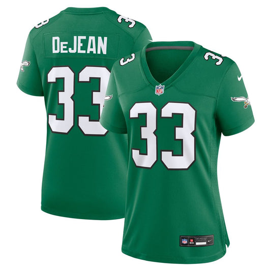 Cooper DeJean Philadelphia Eagles Nike Women's Alternate Game Jersey -  Kelly Green
