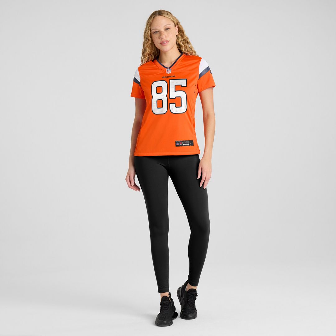 Lucas Krull Denver Broncos Nike Women's Team Game Jersey -  Orange