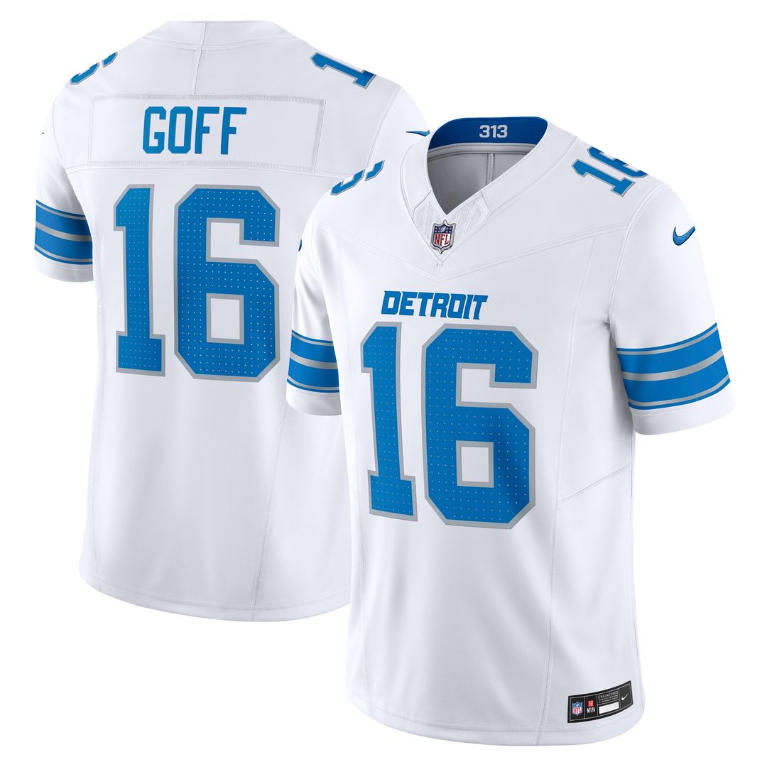 Jared Goff Detroit Lions Nike Vapor F.U.S.E. Limited Jersey - White