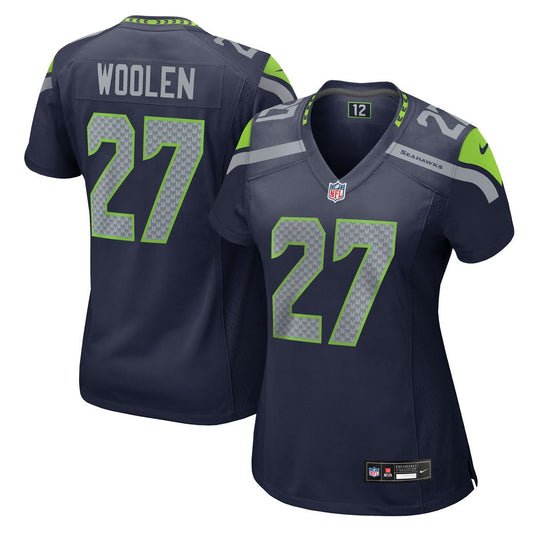 Riq Woolen Seattle Seahawks Nike Women's Team Game Jersey -  College Navy