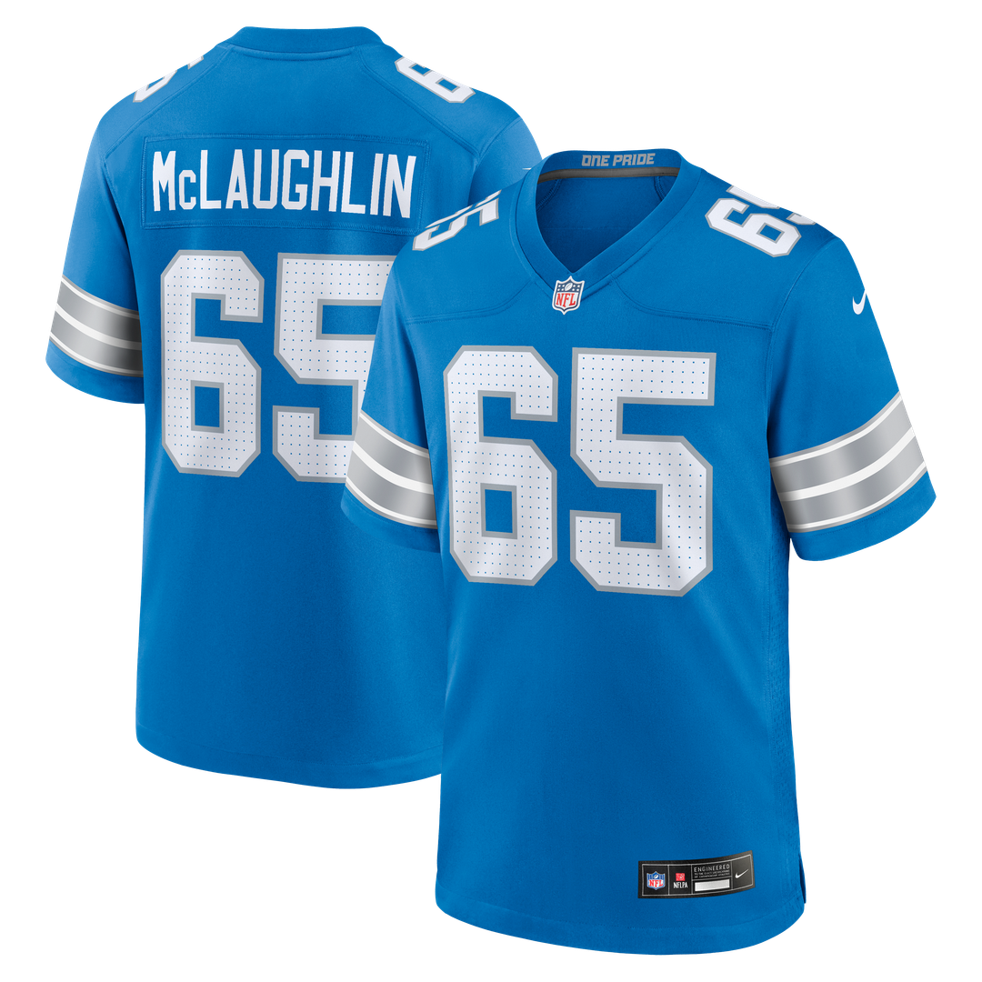 Seth McLaughlin Detroit Lions Nike Team Game Jersey -  Blue