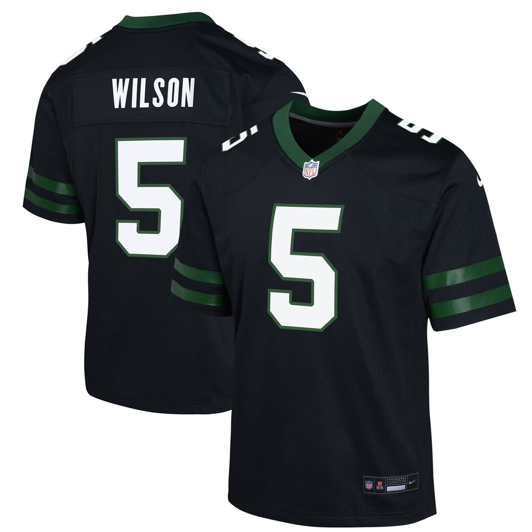Garrett Wilson New York Jets Nike Youth Game Jersey - Green