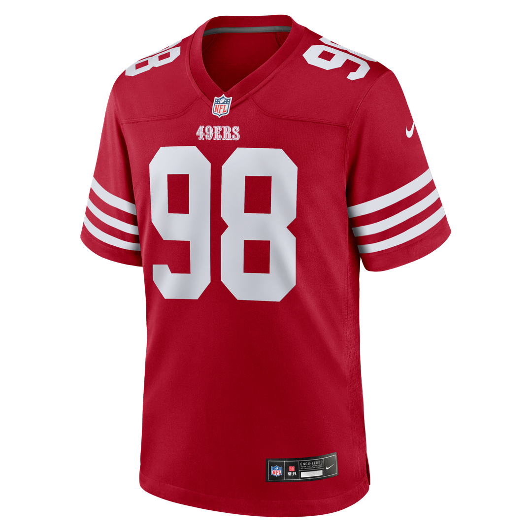 Mykel Williams San Francisco 49ers Nike Game Player Jersey - Scarlet