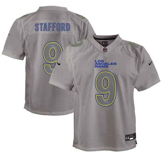 Matthew Stafford Los Angeles Rams Nike Youth Atmosphere Game Jersey - Gray