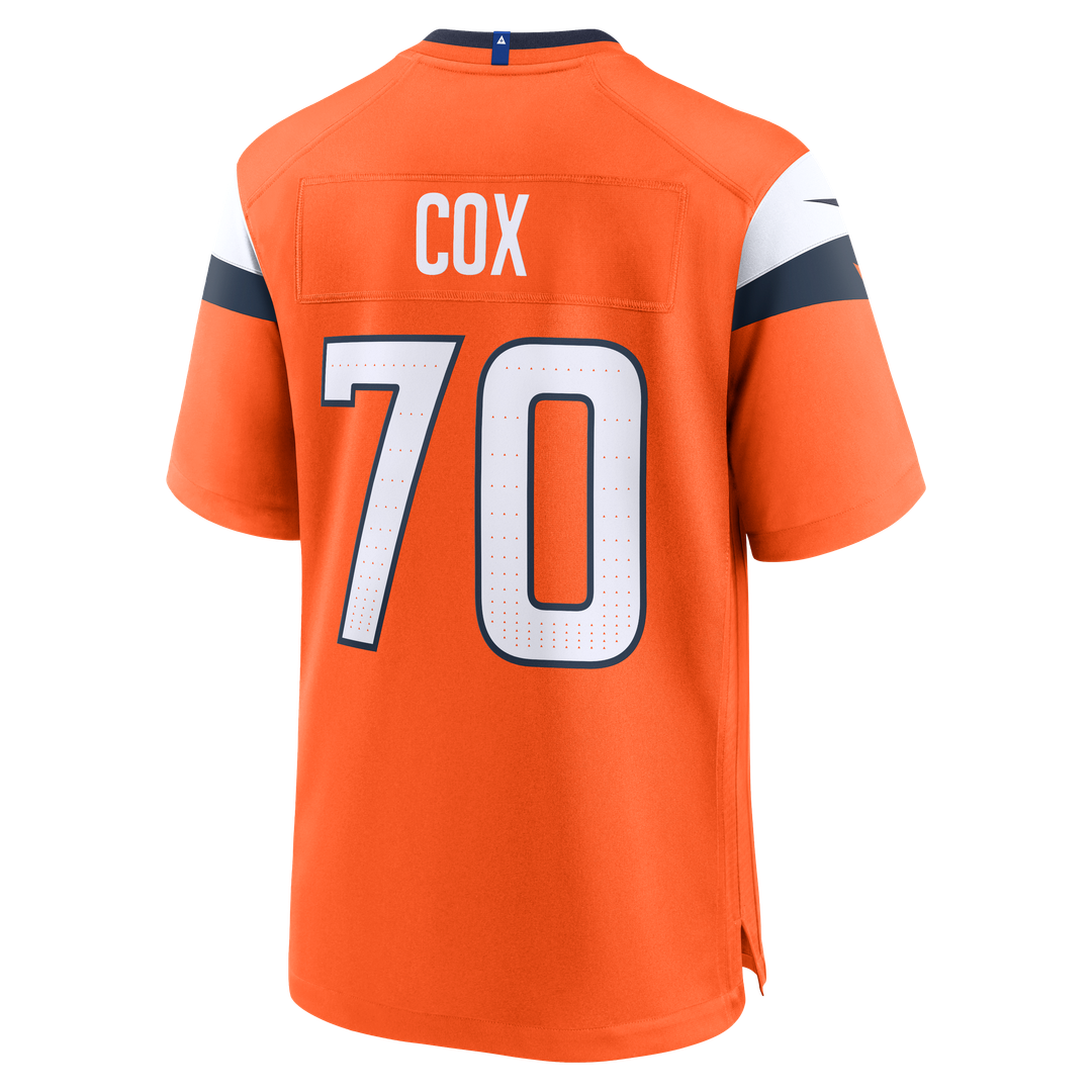 Marques Cox Denver Broncos Nike Team Game Jersey -  Orange
