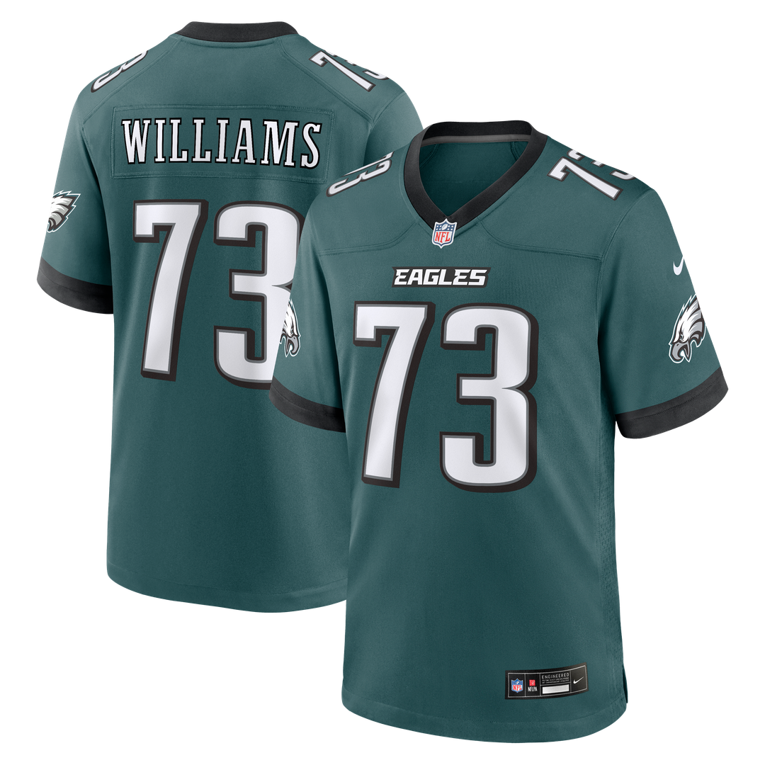 Cameron Williams Philadelphia Eagles Nike Team Game Jersey -  Midnight Green