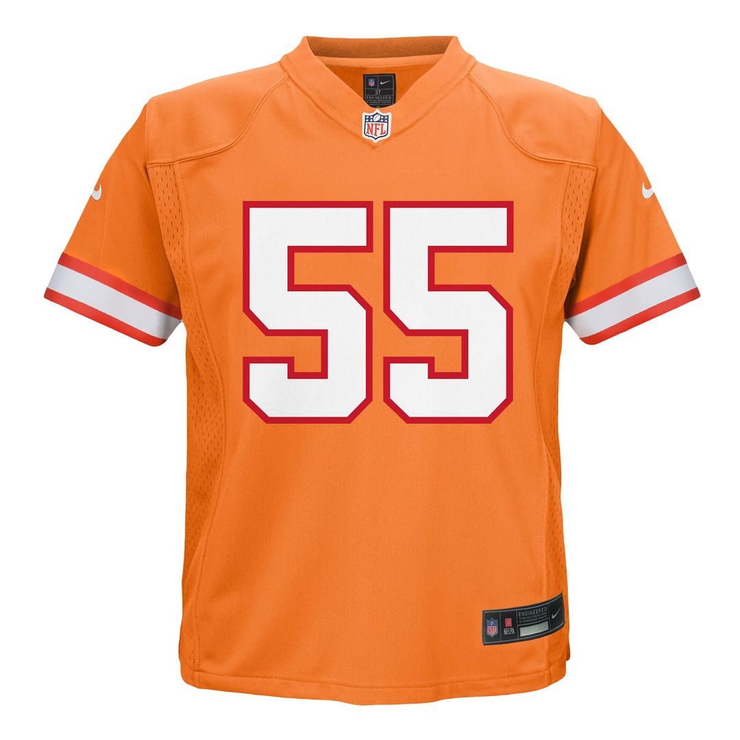 Derrick Brooks Tampa Bay Buccaneers Nike Preschool Retired Player Game Jersey - Orange