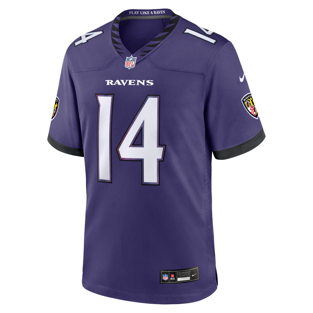 Kyle Hamilton Baltimore Ravens Nike Team Game Jersey - Purple
