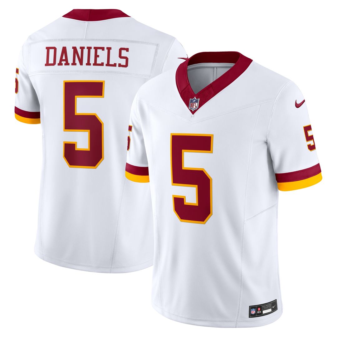 Jayden Daniels Washington Commanders Nike Vapor F.U.S.E. Limited Super Bowl Era Jersey - White