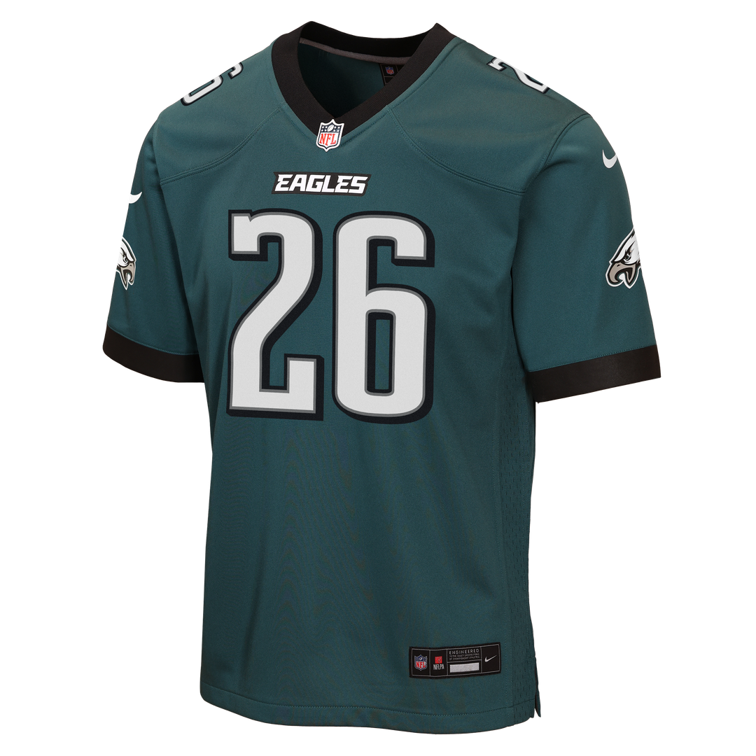 Saquon Barkley Philadelphia Eagles Nike Youth Alternate Game Jersey - Black