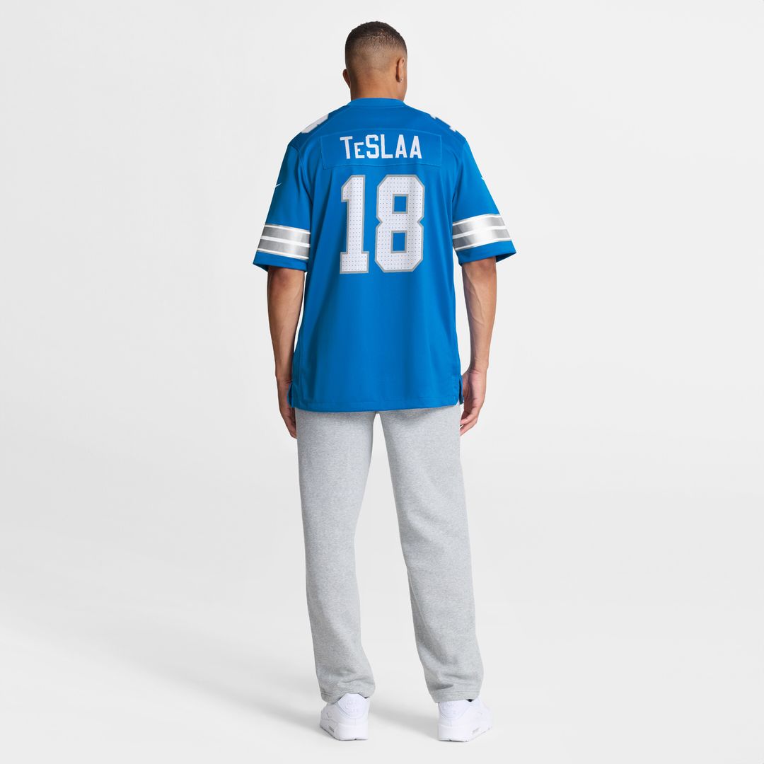 Isaac TeSlaa Detroit Lions Nike Alternate Game Player Jersey - Black
