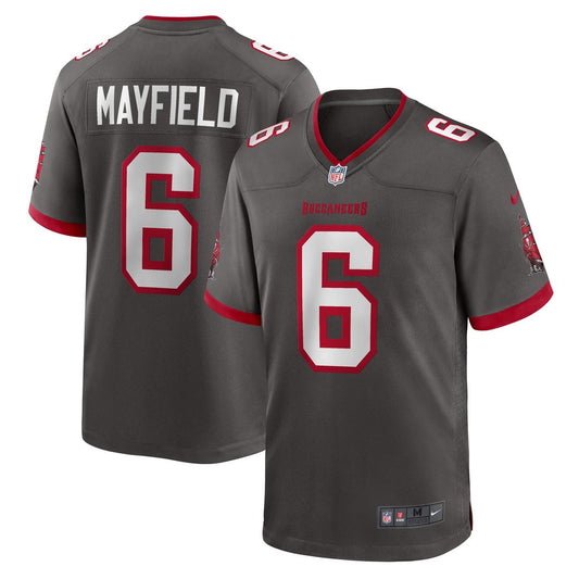Baker Mayfield Tampa Bay Buccaneers Nike Alternate Game Player Jersey - Pewter
