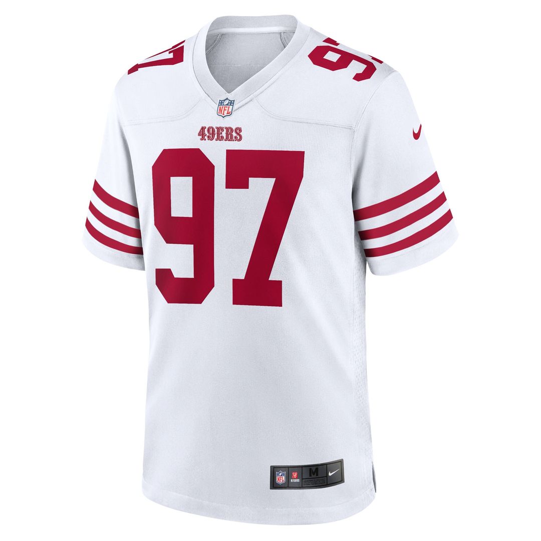 Nick Bosa San Francisco 49ers Nike Team Game Jersey - White