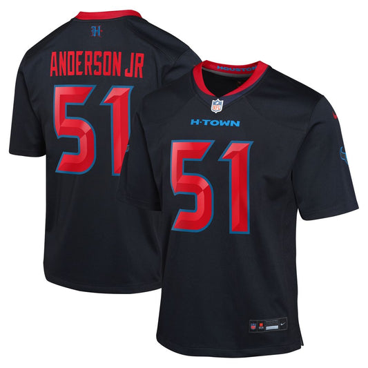 Will Anderson Jr. Houston Texans Nike Youth Game Jersey - Navy