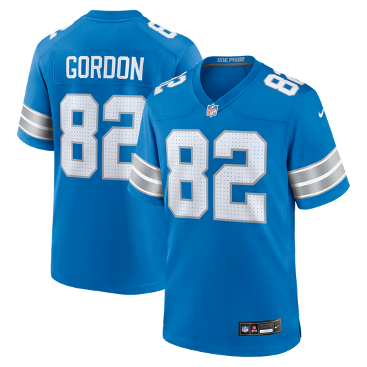 Thomas Gordon Detroit Lions Nike Team Game Jersey -  Blue
