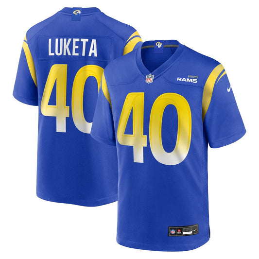 Jesse Luketa Los Angeles Rams Nike Team Game Jersey -  Royal