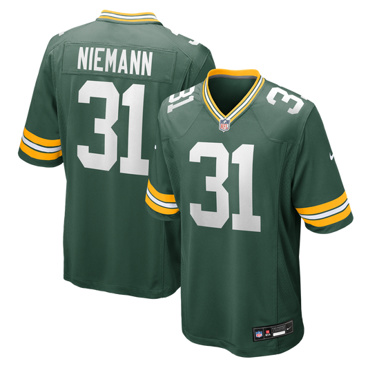 Nick Niemann Green Bay Packers Nike Team Game Jersey -  Green
