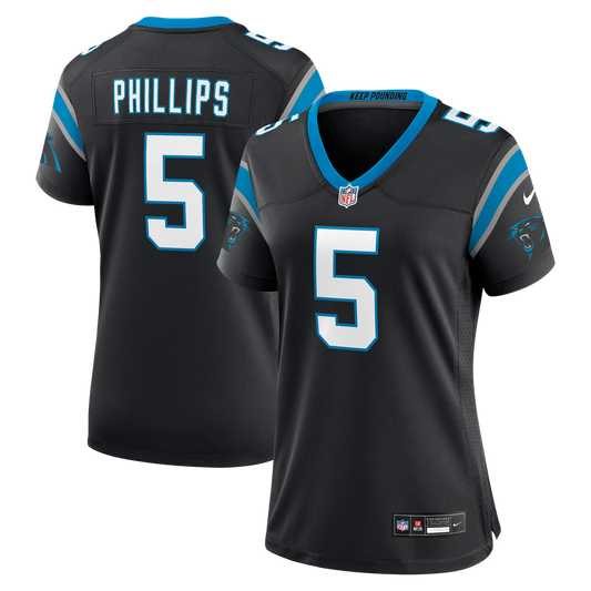 Jaelan Phillips Carolina Panthers Nike Women's Team Game Jersey -  Black