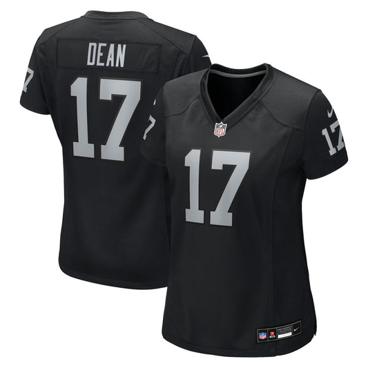 Nakobe Dean Las Vegas Raiders Nike Women's Team Game Jersey -  Black