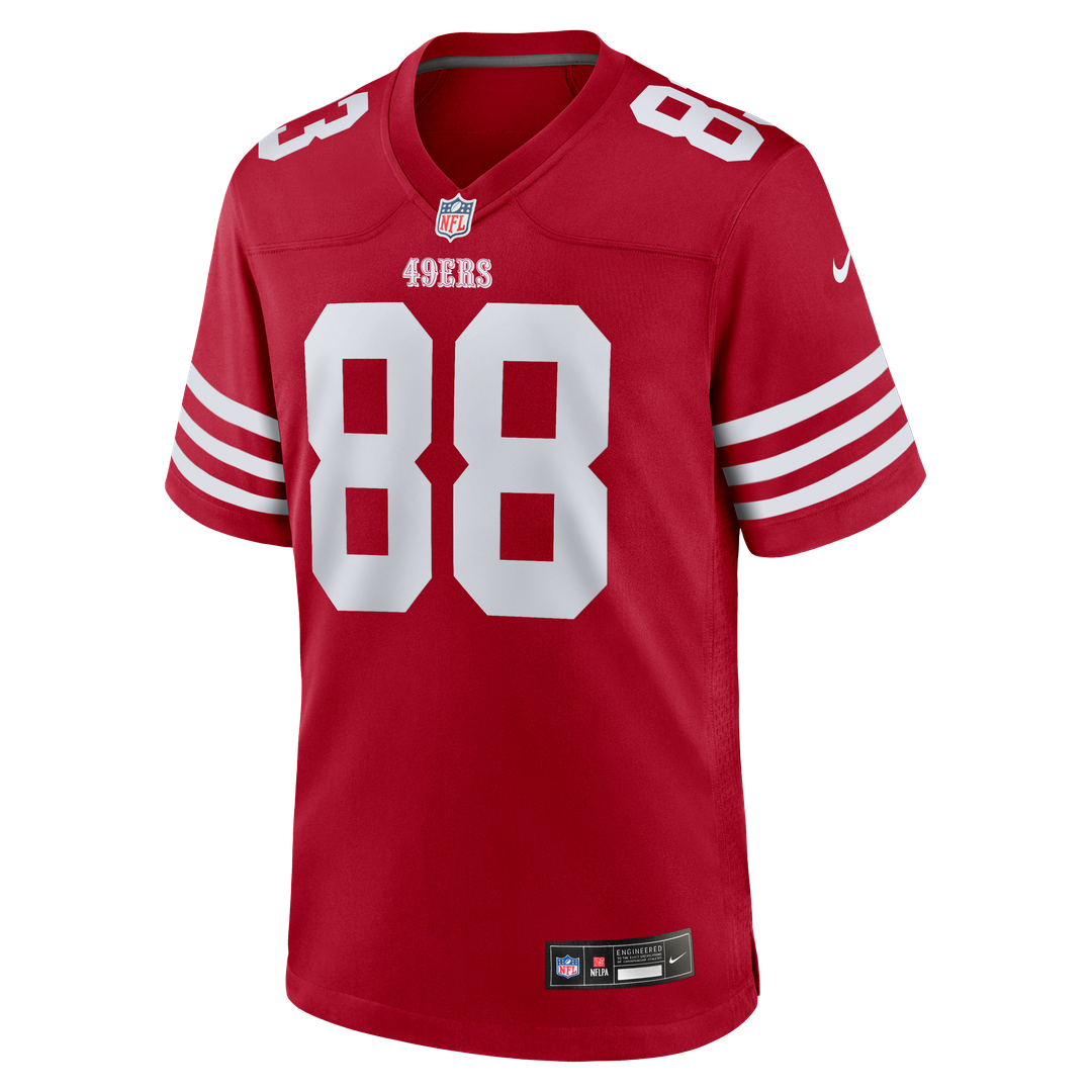 Jake Tonges San Francisco 49ers Nike Team Game Jersey -  Scarlet