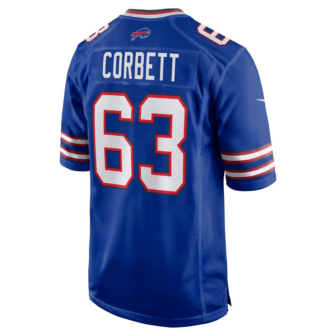 Austin Corbett Buffalo Bills Nike Team Game Jersey -  Royal