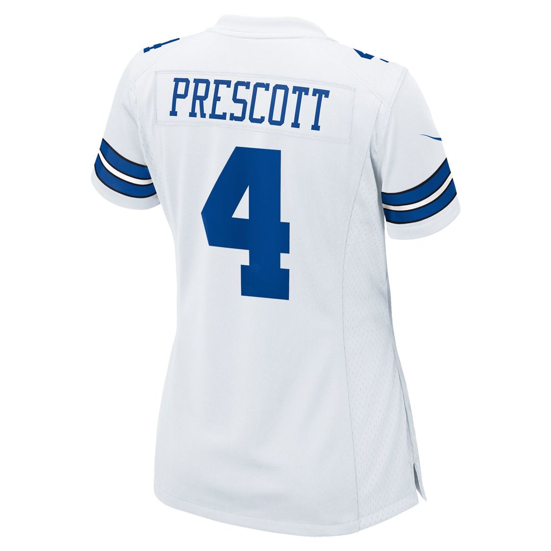 Dak Prescott Dallas Cowboys Nike Women's Team Game Jersey - White