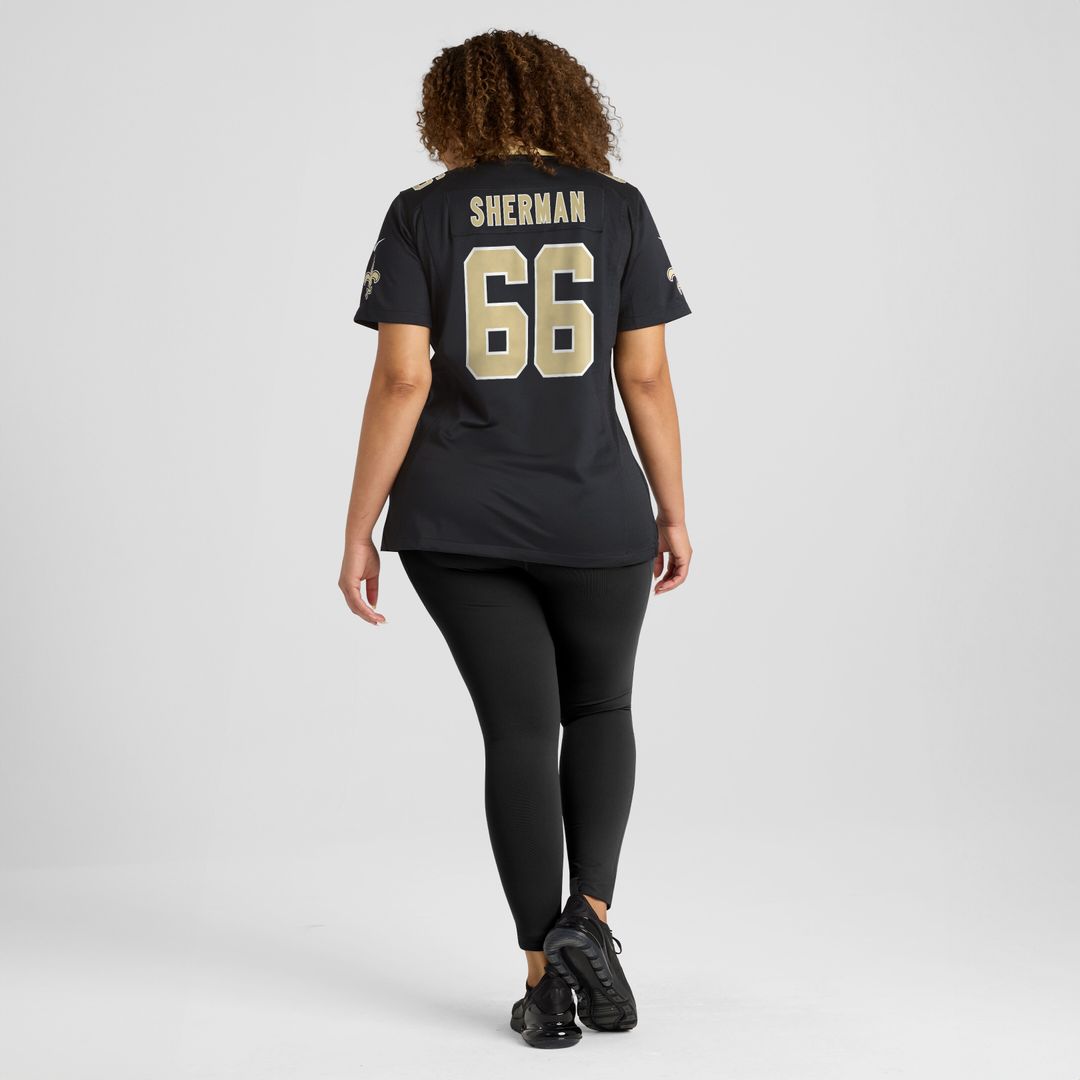 William Sherman New Orleans Saints Nike Women's Team Game Jersey -  Black