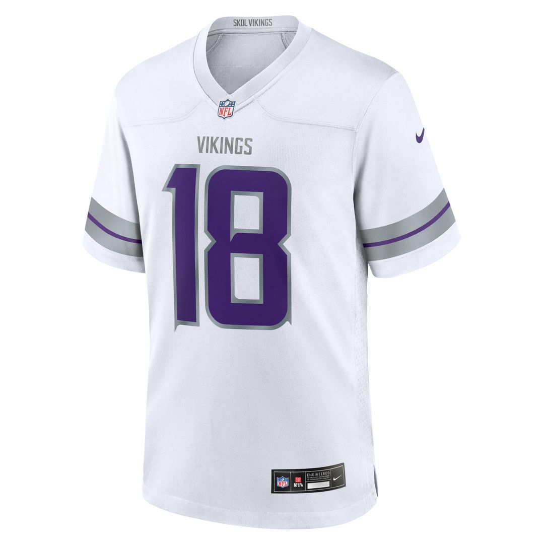 Justin Jefferson Minnesota Vikings Nike Youth Game Jersey - Purple