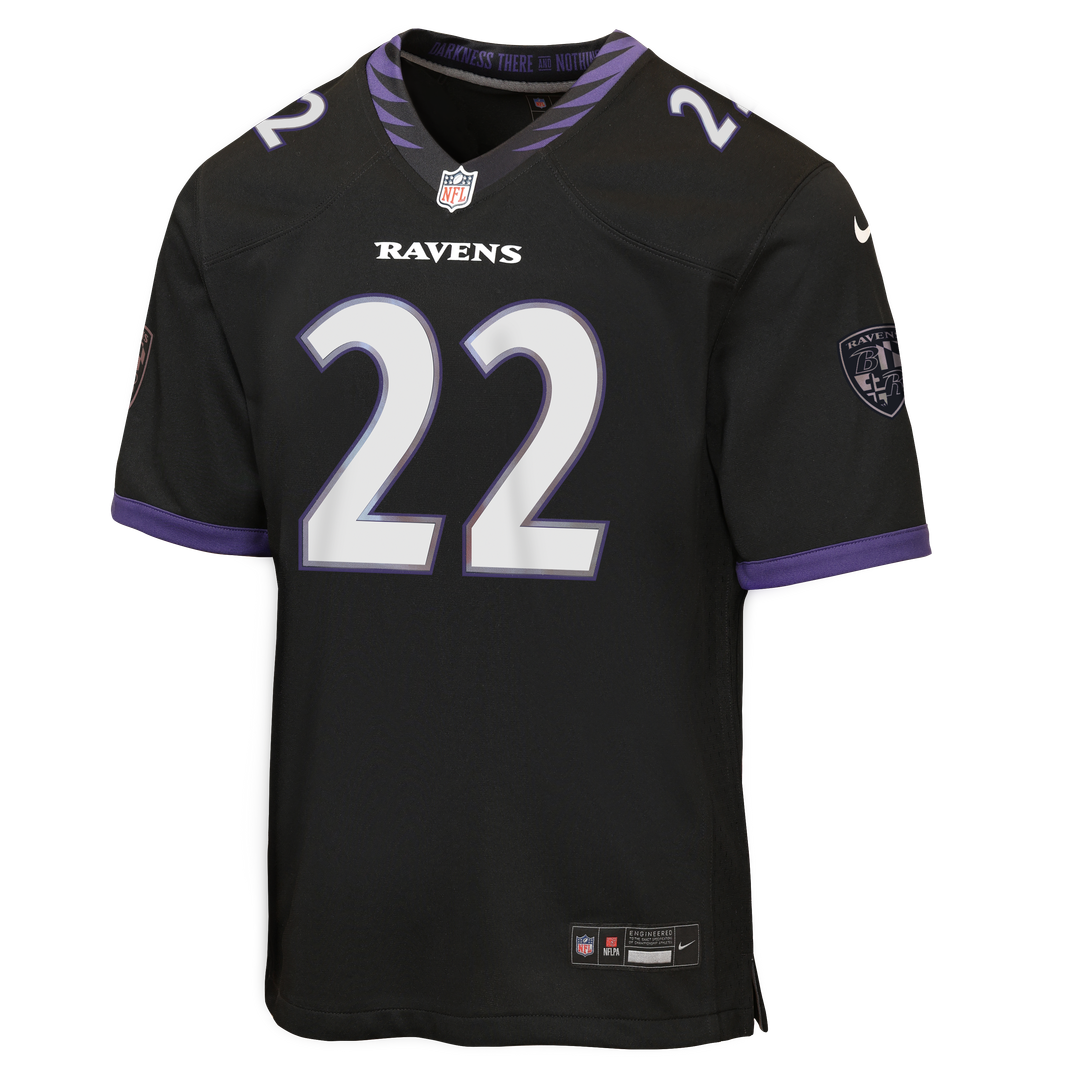 Derrick Henry Baltimore Ravens Nike Youth Alternate Game Jersey - Black