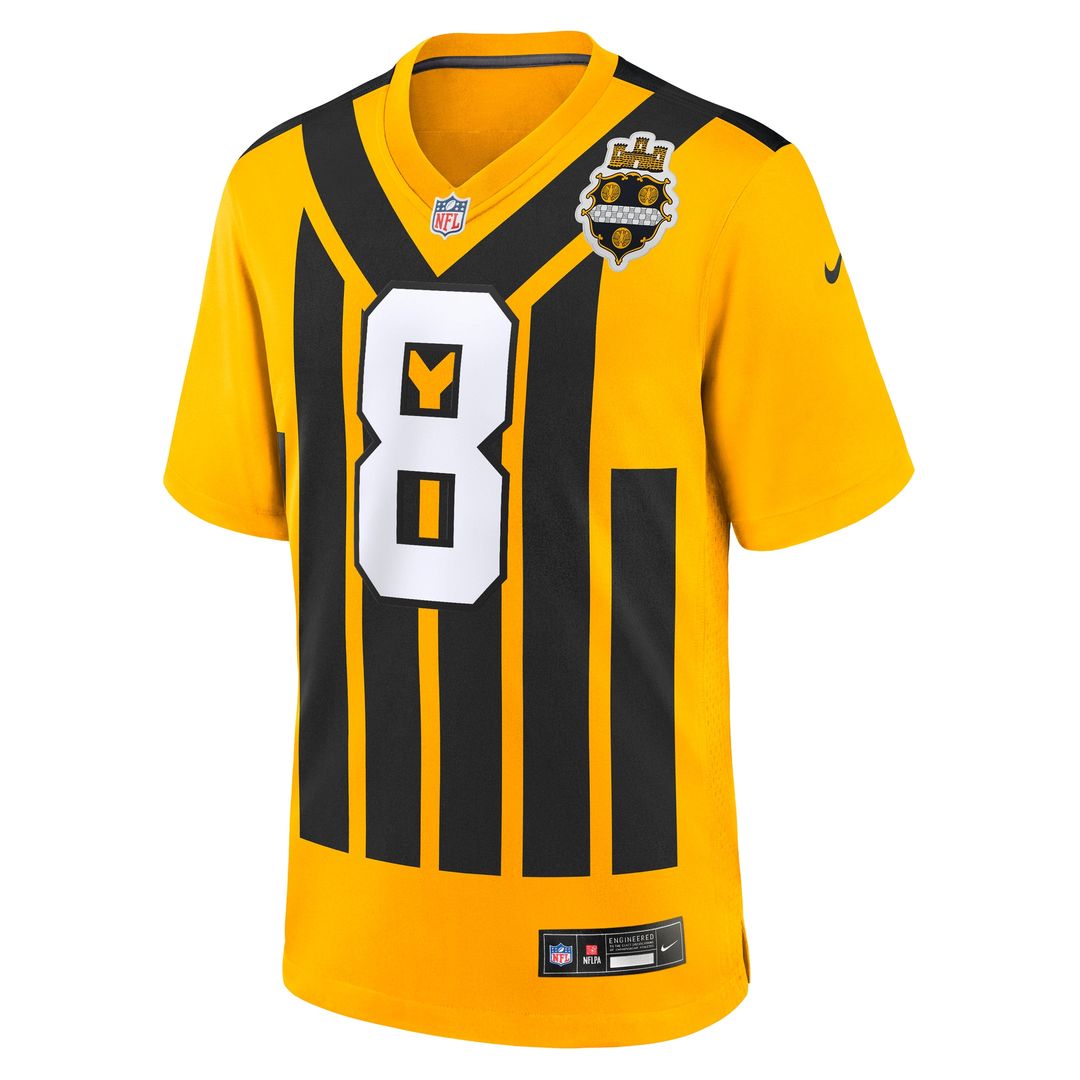 Aaron Rodgers Pittsburgh Steelers Nike Game Jersey - Black