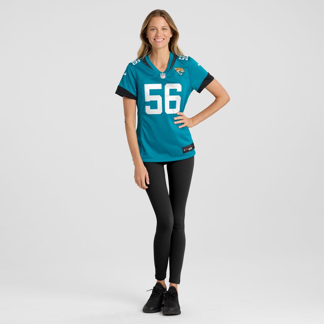 Yasir Abdullah Jacksonville Jaguars Nike Women's Team Game Jersey -  Teal