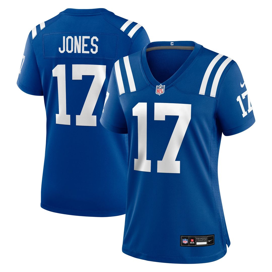 Daniel Jones Indianapolis Colts Nike Women's Alternate 2 Indiana Nights Game Jersey -  Heather Royal