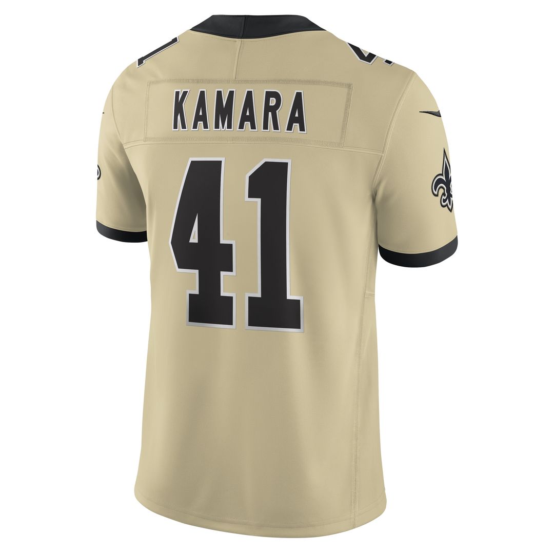 Alvin Kamara New Orleans Saints Nike Gameday Golds Alternate Vapor F.U.S.E. Limited Jersey - Gold