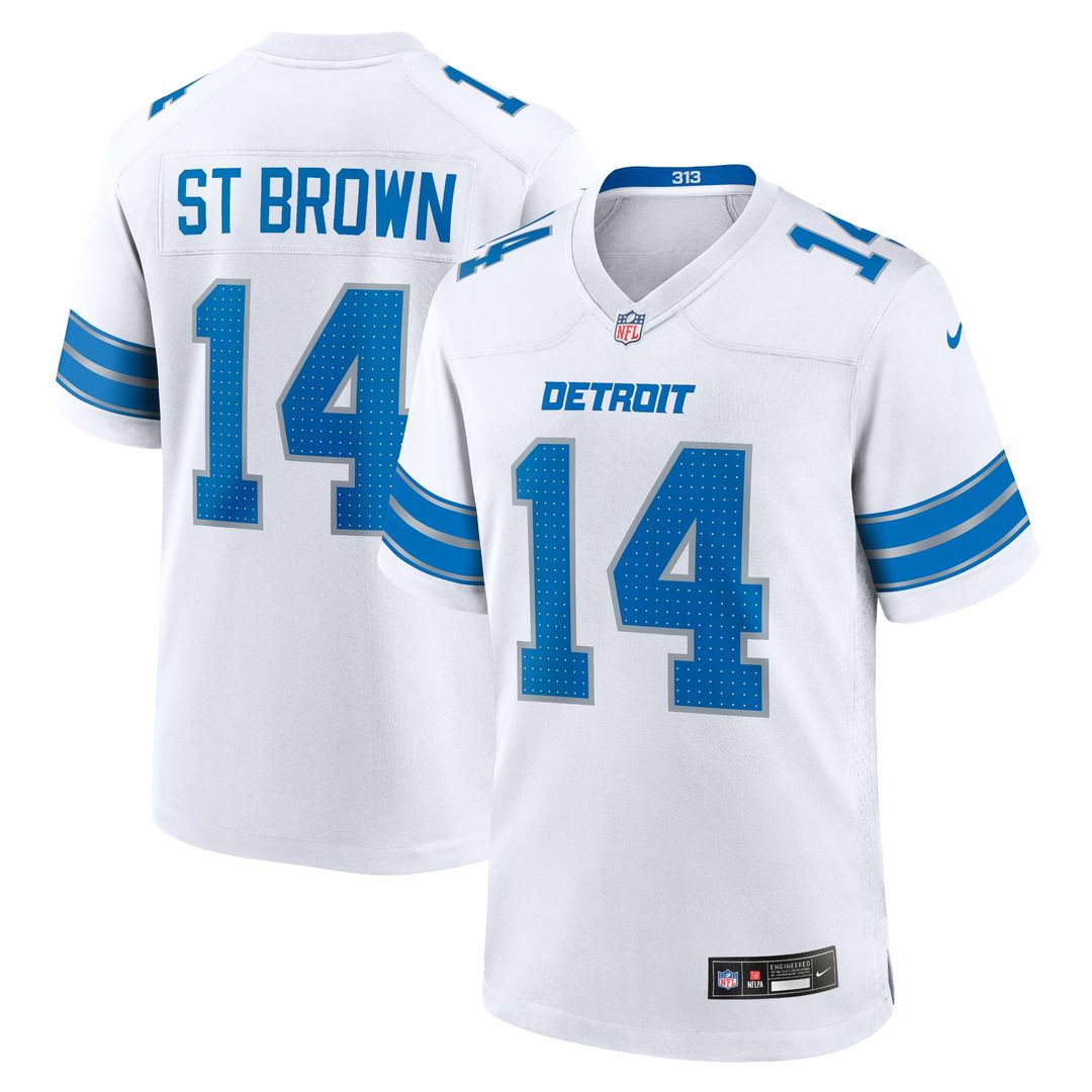 Amon-Ra St. Brown Detroit Lions Nike 2nd Alternate Game Jersey - Black