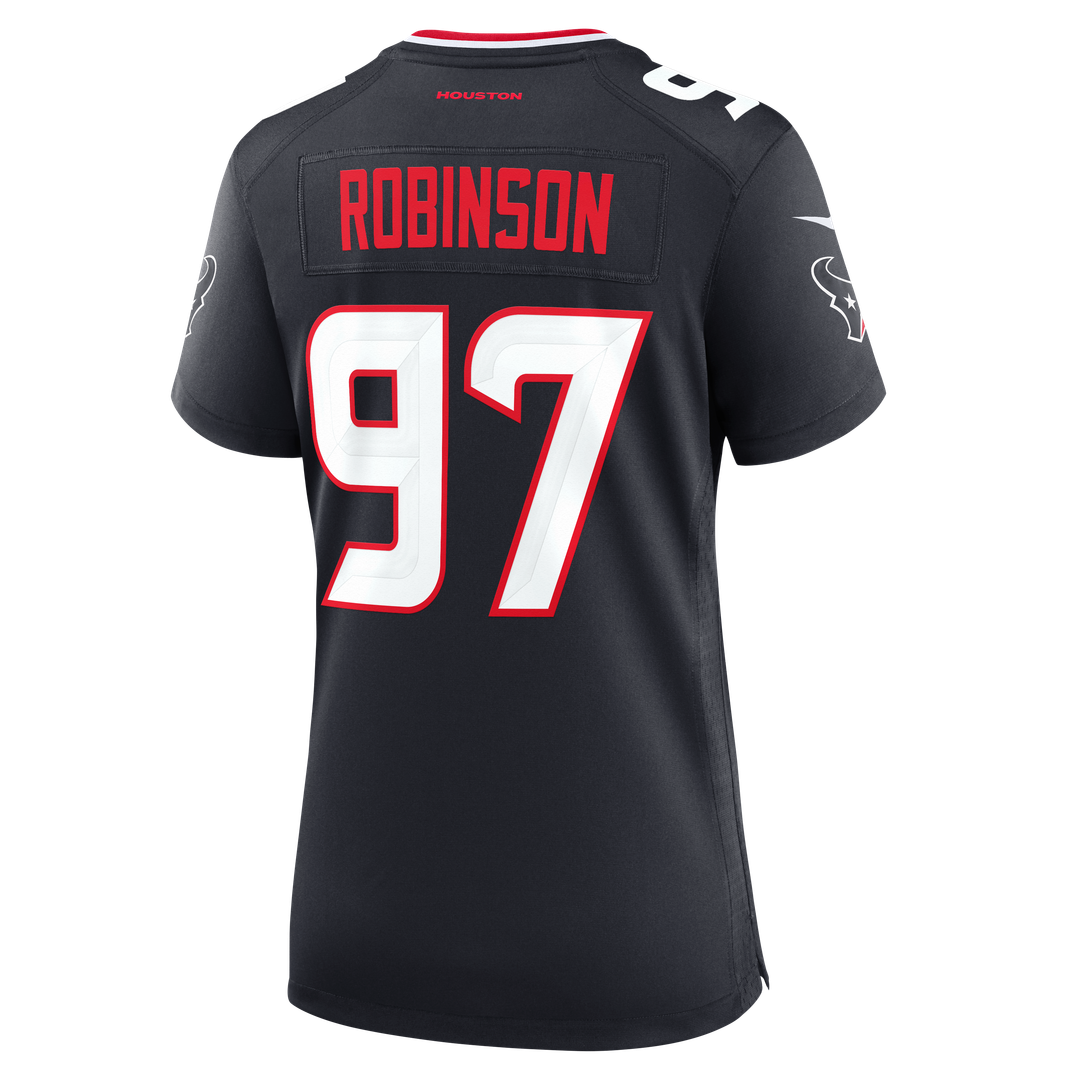 Dominique Robinson Houston Texans Nike Women's Team Game Jersey -  Navy