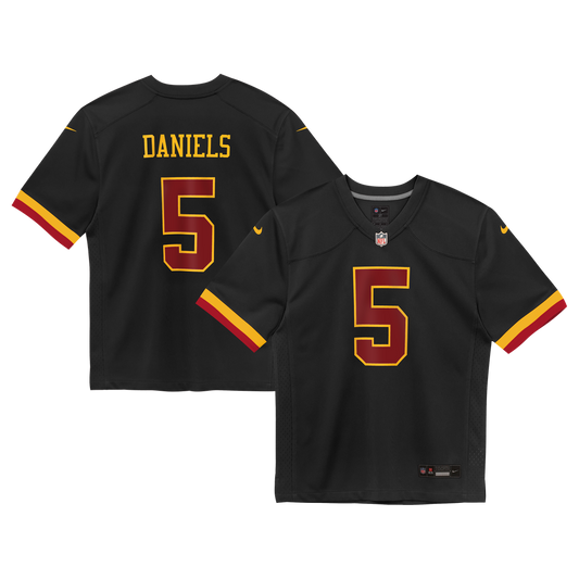 Jayden Daniels Washington Commanders Nike Toddler Alternate Game Jersey - Black