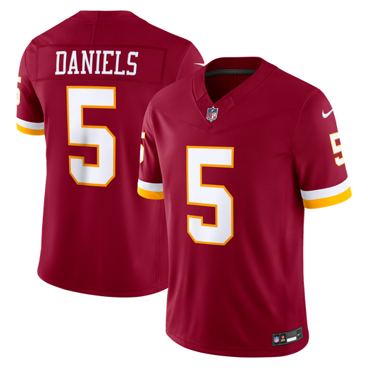 Jayden Daniels Washington Commanders Nike Vapor F.U.S.E. Stitched Limited Jersey - Burgundy
