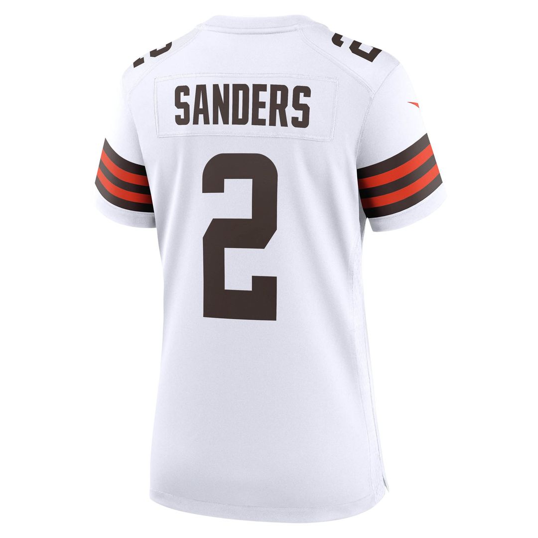 Shedeur Sanders Cleveland Browns Nike Women's Game Jersey - White